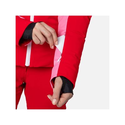 12. Rossignol W Pilot Down Jkt Jacke Rot