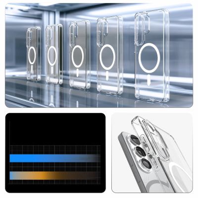16. Spigen Ultra Hybrid Mag MagSafe Hülle für Samsung Galaxy S26 Ultra – Transparent und Weiß