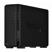 Synology DS124 NAS; Tower; 1x (3,5" SATA-Festplatte); Realtek RTD1619B; 1 GB DDR4, 1x 1GbE RJ-45