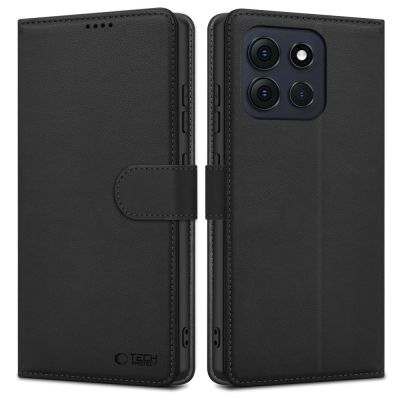 Tech-Protect Wallet Case für Motorola Moto G56 5G - Schwarz