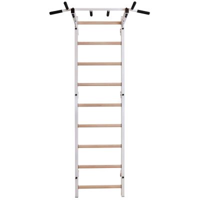 2. Turnwand-Stangen aus Holz und Metall mit Metall-Stangenbank K 721W