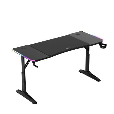 5. Huzaro Hero 3.6 RGB Schwarzer Gaming-Schreibtisch