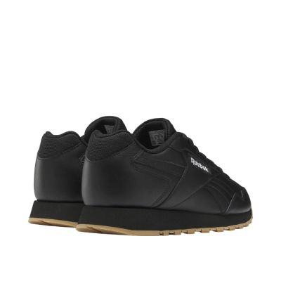 3. Herren-Sportschuhe Reebok Glide, Lifestyle-Sneaker aus Leder für den Alltag, schwarz (GZ2324)