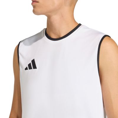 4. adidas Entrada 26 Herren-Trikot, ärmellos, Weiß, KB3928