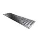 2. CHERRY KW 9100 SLIM Universal-Tastatur, kabellos mit Funk und Bluetooth, QWERTZ-Tastatur, Deutsch, Schwarz