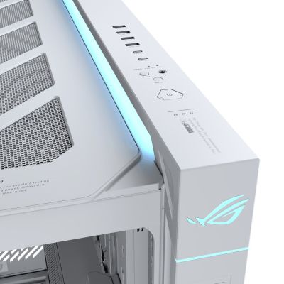 6. Asus ROG CRONOXGR801CURVE TG ARGB WEISS Gehäuse