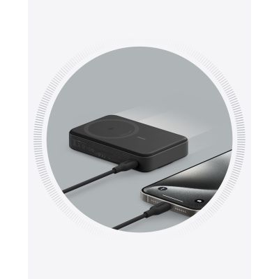 10. Anker MagGo 10000mAh 15W Schwarze Powerbank
