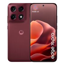 Motorola Edge 70 Pro, 17,2 cm (6,78 Zoll), Dual-SIM, Android 16.0, 5G, USB Typ-C, 12 GB RAM, 512 GB interner Speicher, 6500 mAh Akku, Burgunderrot