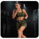 6. Damen-Thai-Shorts ARMY GREEN COMBATWEAR | DBX Bushido