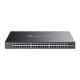 TP-Link Omada SG2452LP Netzwerk-Port, Managed L2/L2+ Gigabit-Ethernet (10/100/1000) mit PoE-Unterstützung, 1 HE, Schwarz