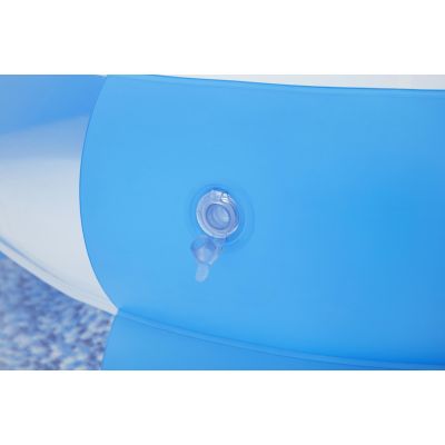 22. Bestway 54409 Aufstellpool, aufblasbarer Pool, oval, blau-weiß