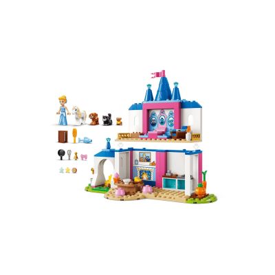 6. LEGO Disney 43283 – Cinderellas Schloss und ihre tierischen Freunde