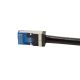 5. Logilink Outdoor PE Patchkabel CAT.6A S/FTP, schwarz, 50,0 m