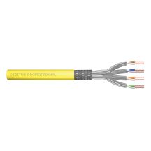 Digitus Installationskabel CAT 7A, S/FTP, DCA-S1A D1 A1, AWG 23/1, LSOH, 500 m, Gelb, auf Rolle