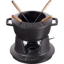 Staub Fondue-Set – 16 cm, Schwarz