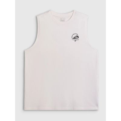 6. Lässiges, ärmelloses Herren-T-Shirt mit Aufdruck 4F 4FRSS26TSLEM365-11S