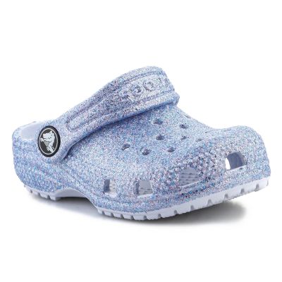 8. Crocs Classic Glitter Clog T Jr 206992-4PC Clogs