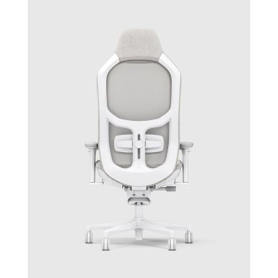 6. Fractal Design Refine 2 Mesh Light Gaming-Stuhl, gepolsterter Sitz, Grau