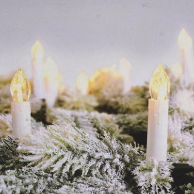 16. Lichterkette für den Weihnachtsbaum, 50 LEDs, warmweiß