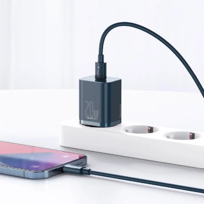 11. Baseus Super Si 1C Schnellladegerät USB Typ C 20 W Power Delivery blau (CCSUP-B03)