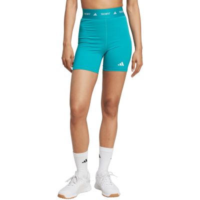 7. adidas Techfit Türkis Damen Shorts JW7561