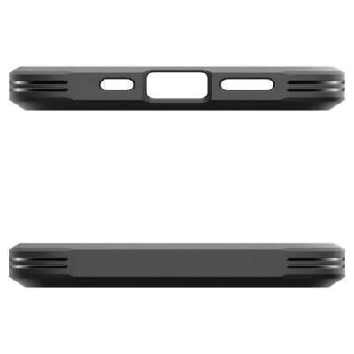 7. Spigen Tough Armor Hülle mit MagSafe für iPhone 16e / 17e mit Ständer – Schwarz