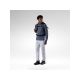 2. Herren ROSSIGNOL M Strukturierter Hoodie Mid Layer Grau