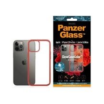 PanzerGlass ClearCase Hülle für iPhone 12 Pro Max – transparent und rot