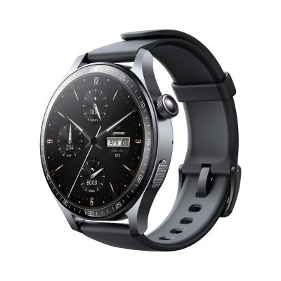 7. Joyroom Classic Series JR-FC2 Pro Smartwatch mit Anrufannahmefunktion – Dunkelgrau
