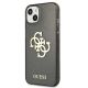 2. Guess, GUHCP13SPCUGL4GBK iPhone 13 mini 5,4" schwarz/schwarzes Hartschalenetui Glitzer 4G großes Logo