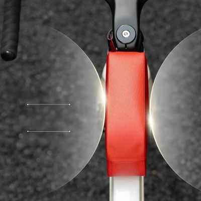 4. Rockbros 30120122004 Wasserdichte Fahrradrahmentasche mit Magnetverschluss, 0,9 l – Rot
