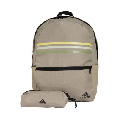 adidas Classic Horizontal 3-S Rucksack Beige IZ1896