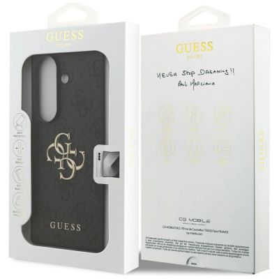8. Guess Big 4G Logo Classic Logo Hülle für Samsung Galaxy Z Fold7 - Schwarz
