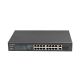 8. LANBERG Switch Rack 19" 16x 100MB PoE+/2x Combo Gigabit 150W Unmanaged RSFE-16P-2C-150