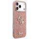 4. Guess Fixed Glitter Big 4G Case für iPhone 17 Pro Max - Rosa