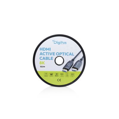 4. Digitus Hybrid-Glasfaser-HDMI-Kabel AOC, UHD 8K, 100 m