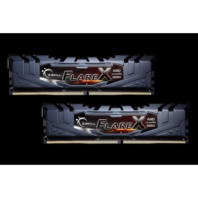 G.SKILL FlareX F4-3200C16D-16GFX Speicherkit (DDR4 DIMM; 2 x 8 GB; 3200 MHz; CL16)