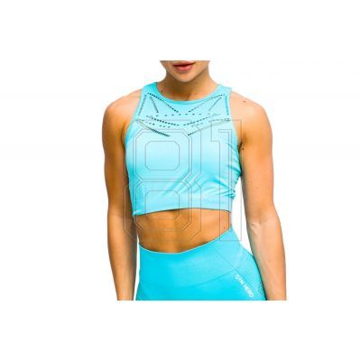 GymHero Venice Beach Top Short Bra W BRA-SHORTBABYBLUE
