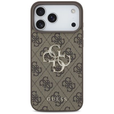 3. Guess 4G Big Logo Hülle für iPhone 17 Pro / 18 Pro - Braun