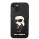 3. Karl Lagerfeld Silikon-Ikonik-Hülle für iPhone 14 Plus – Schwarz