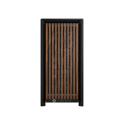 3. Corsair FRAME 4000D WOOD RS Midi-Tower, Schwarz, Holz