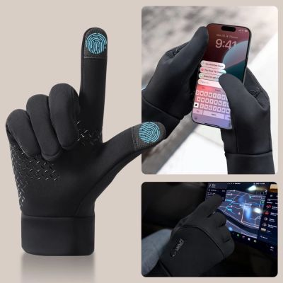 2. Tech-Protect WG01 Handschuhe mit Touch-Tipps L - schwarz