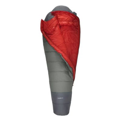 2. Robens Snowfall III Halbrechteckiger Schlafsack für Erwachsene, Nylon, Polyester, Grün
