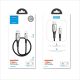 9. Joyroom Sharp Series S-M411 USB-A/ Lightning 3A-Kabel 1,2 m mit Ladeanzeige – Schwarz