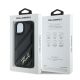 8. Karl Lagerfeld Diagonal Quilted Script Hülle für iPhone 15 Plus / 14 Plus – Schwarz