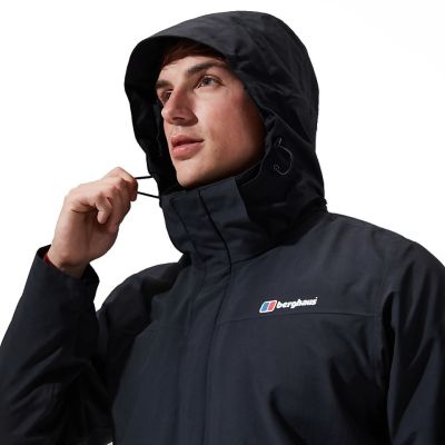 8. Berghaus Hillwalker IA Shelljacke, Größe M, Schwarz + Berghaus Prism PT HZ Sweatshirt, Größe M, Schwarz