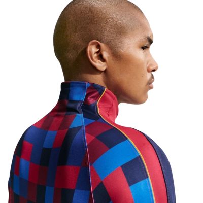 4. Nike FC Barcelona Strike Heimtrikot für Herren, Blau und Rot, IQ1301 621