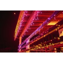 Intelligente Twinkly LED-Eiszapfen 190 RGB 5 x 0,7 m