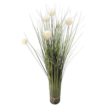 5. Kunstrasen, naturgetreu, mit weißen Kugeln, 70 cm