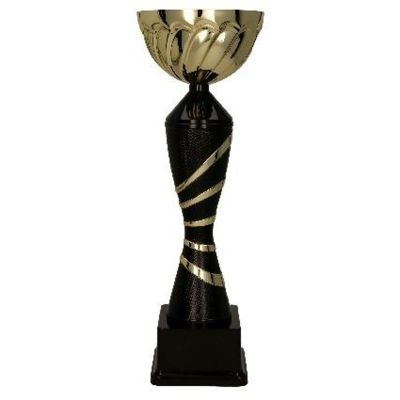 4. ORAR BK Becher aus Gold und schwarzem Metall